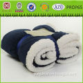 Super soft white lamb wool micro sherpa blanket